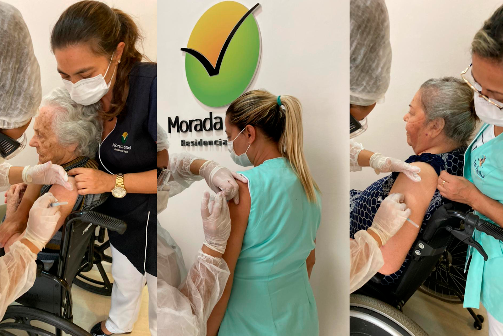 Vacina Contra Covid-19 Chega Para Os Moradores do Residencial Em Família